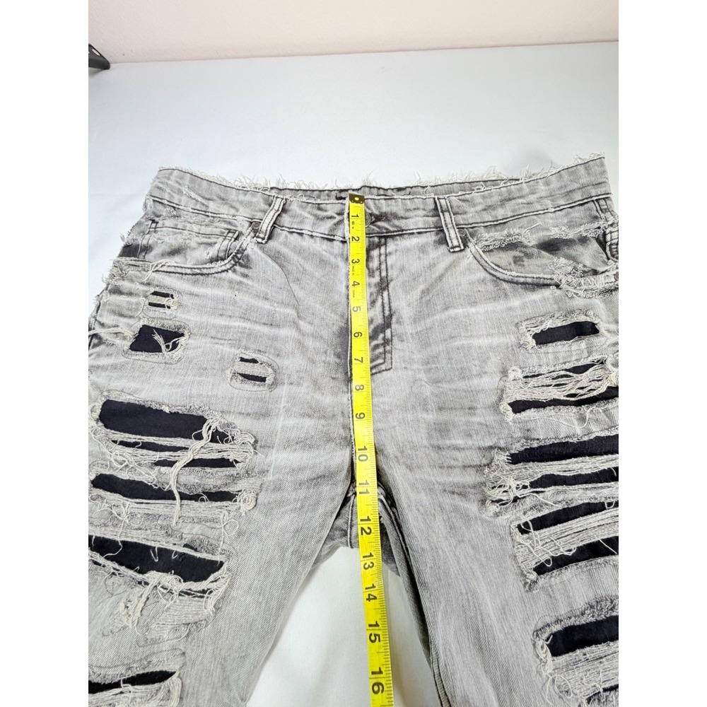 Men's Cotton On Legacy Edition Distressed Denim Shorts Size 36 Lot of 2 Raw Hem - Picture 6 of 16
